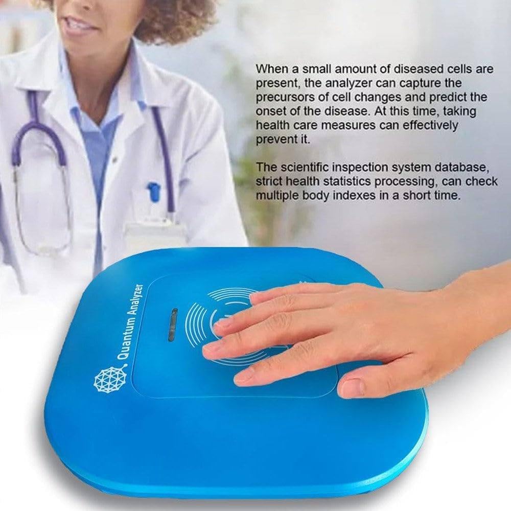 Analizador De Resonancia Magnética Cuántica para Pruebas De Salud,Analizador Corporal Cuántico Táctil para Pruebas De Subsalud,52 Informes,Precisión: Aproximadamente El 85%