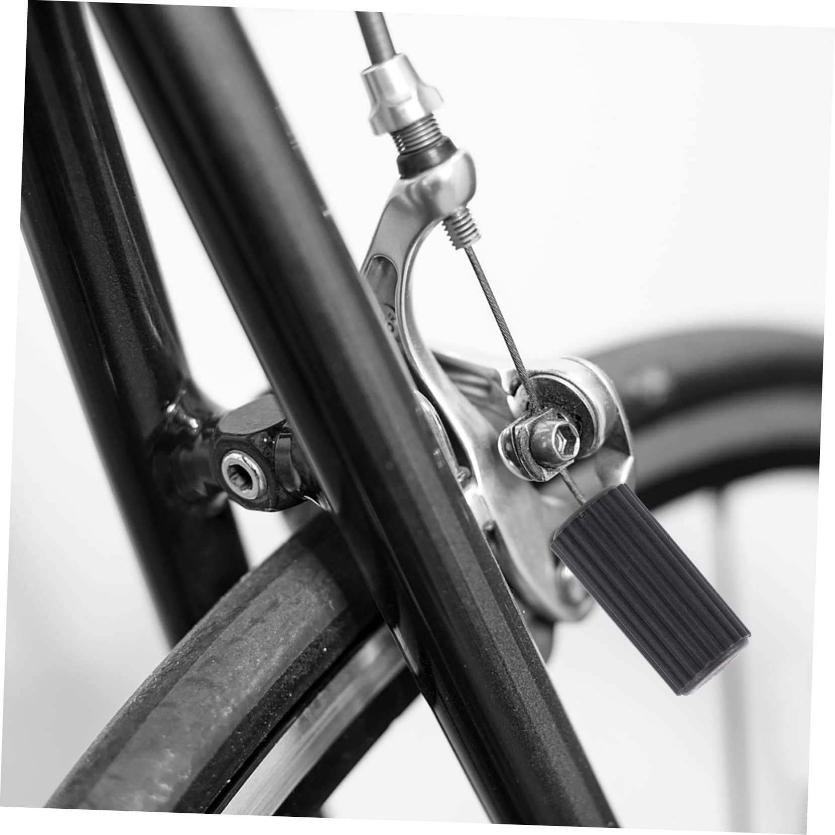 BEBEMOKO 4pcs Wheelchair Brake Handle End Caps - Brake Parts for Enhanced Control Compatible Wheelchairs Easy Installation Drive Parts Safe Riding