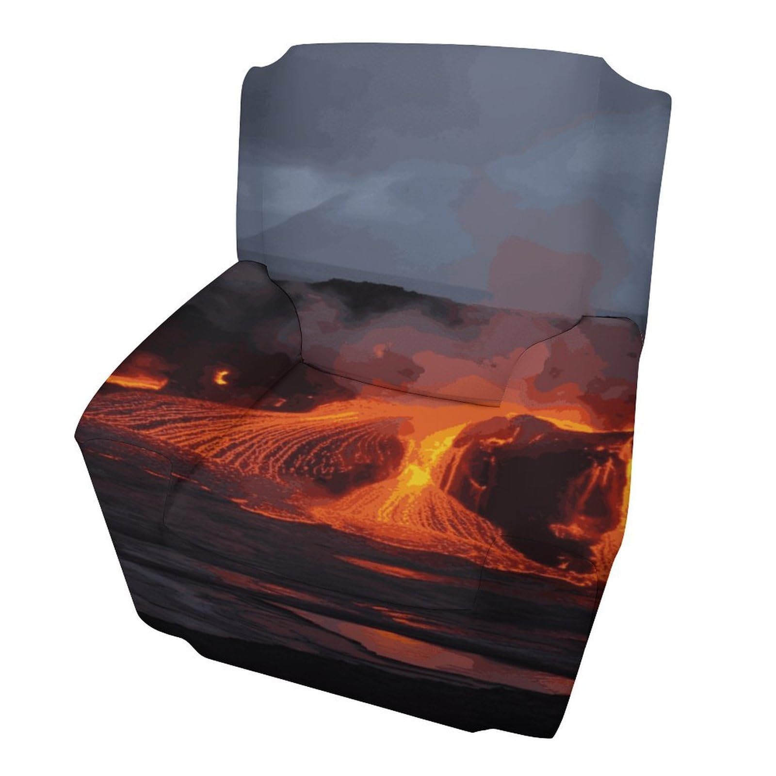 Fekiloot Style Kilauea Volcano Couch Cover Sofa Cover Sofa Slipcover