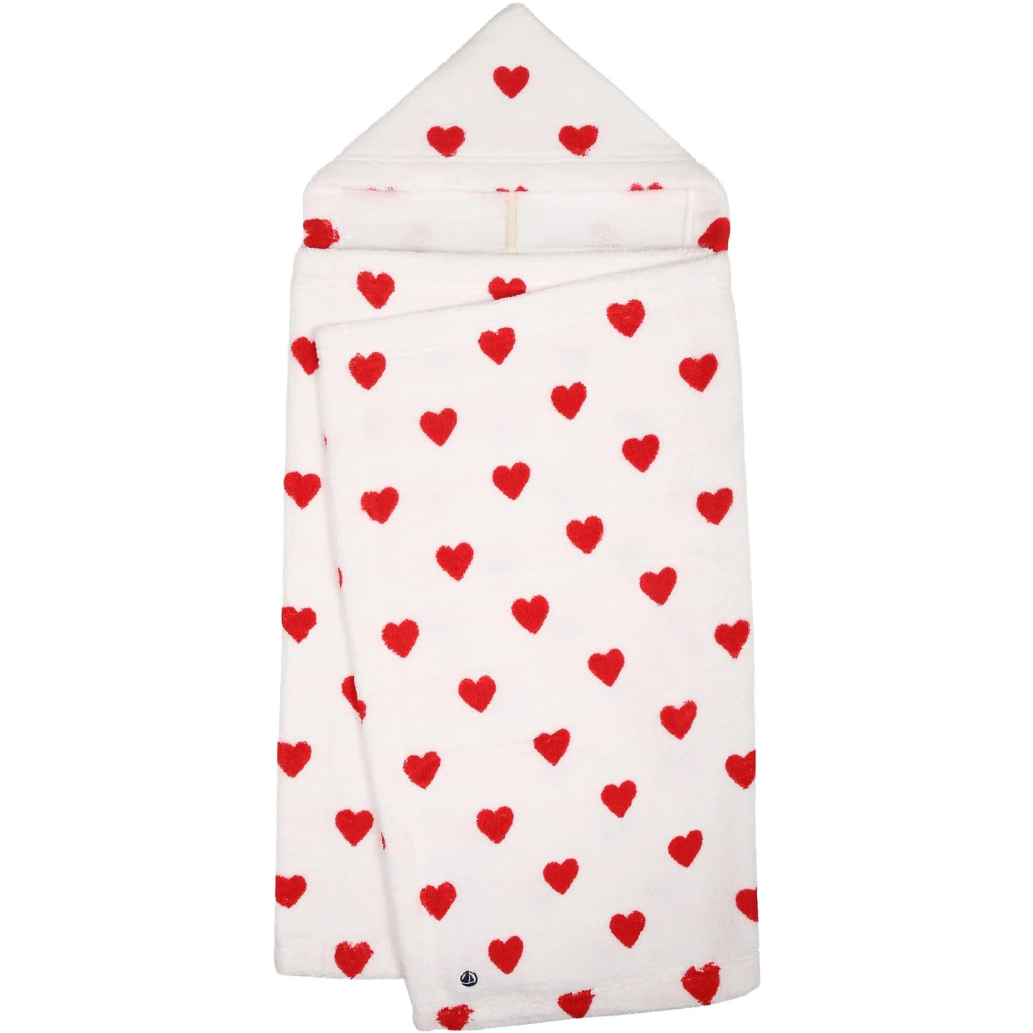 Petit Bateau A08SI Cape de Bain Bébé, Marshmallow/Terkuit Taille unique