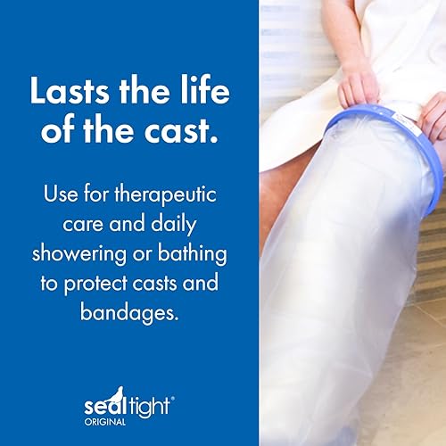 Miniatura 4 de Protector de calidad Seal Tight de Brownmed de escayola y vendajes, impermeable. Para pierna de adulto larga, 20104, 1, 1