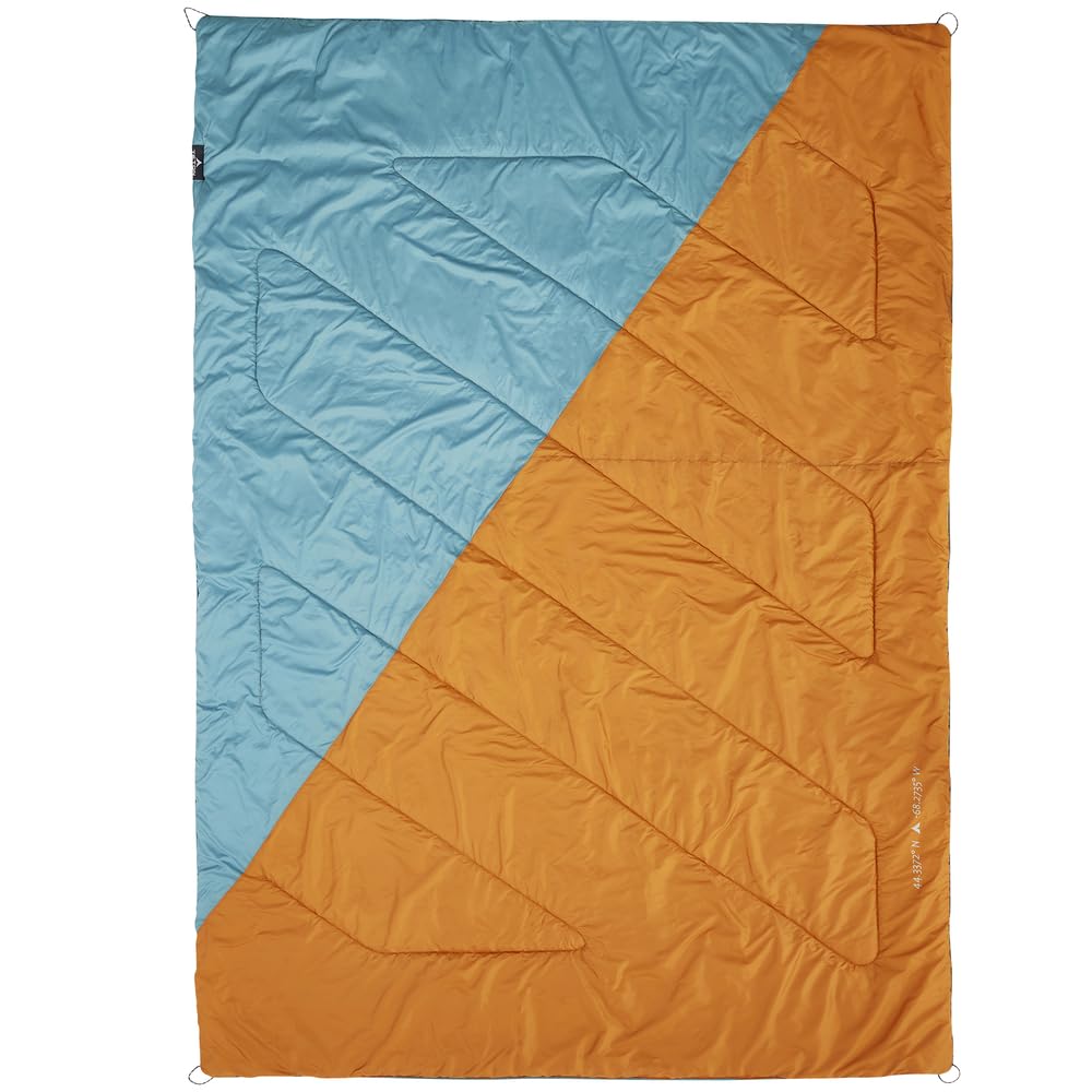 TETON Sports Acadia Mammoth Outdoor Blanket, Teal/Copper