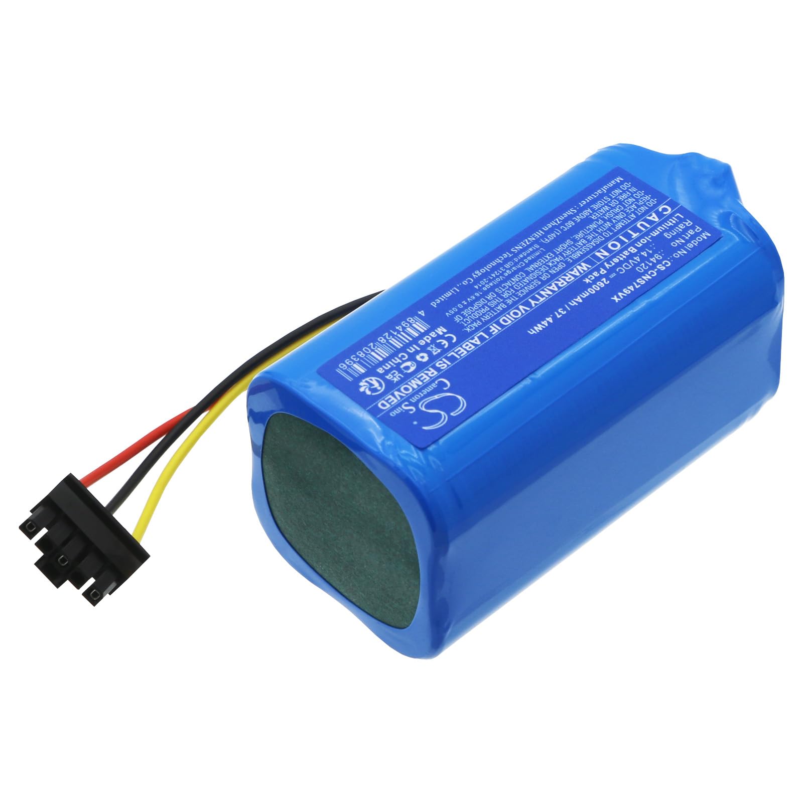 TECHTEK Batería 2600mAh Compatible con [Cecotec] Conga 7490 Immortal Genesis, Conga 7490 Ultimate, Ultimate Genesis sustituye 94120