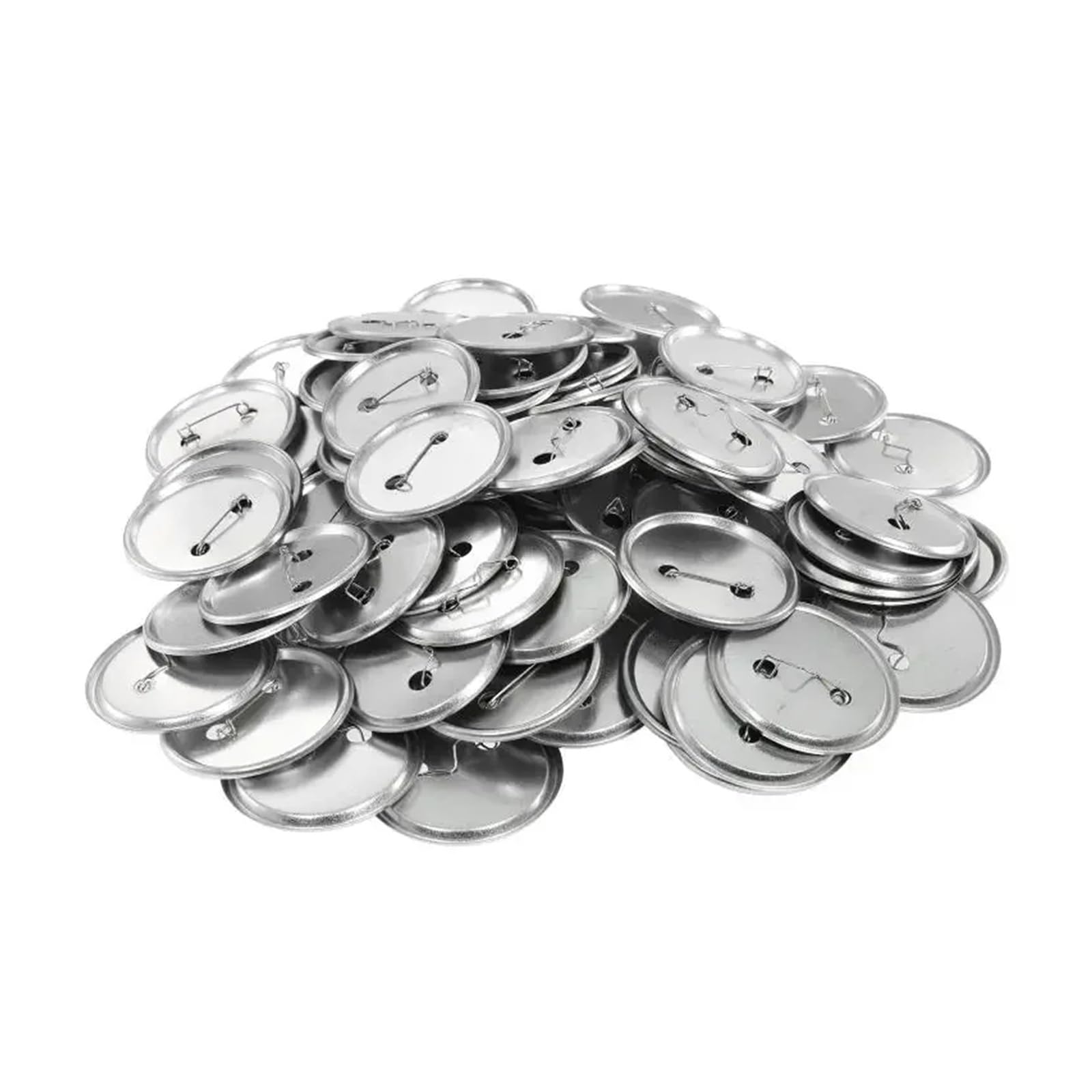 100 sztuk pustych części do przypinek do przypinek DIY Art Crafting Material do produkcji guzików Zestaw odznak 75 mm Produkcja DIY