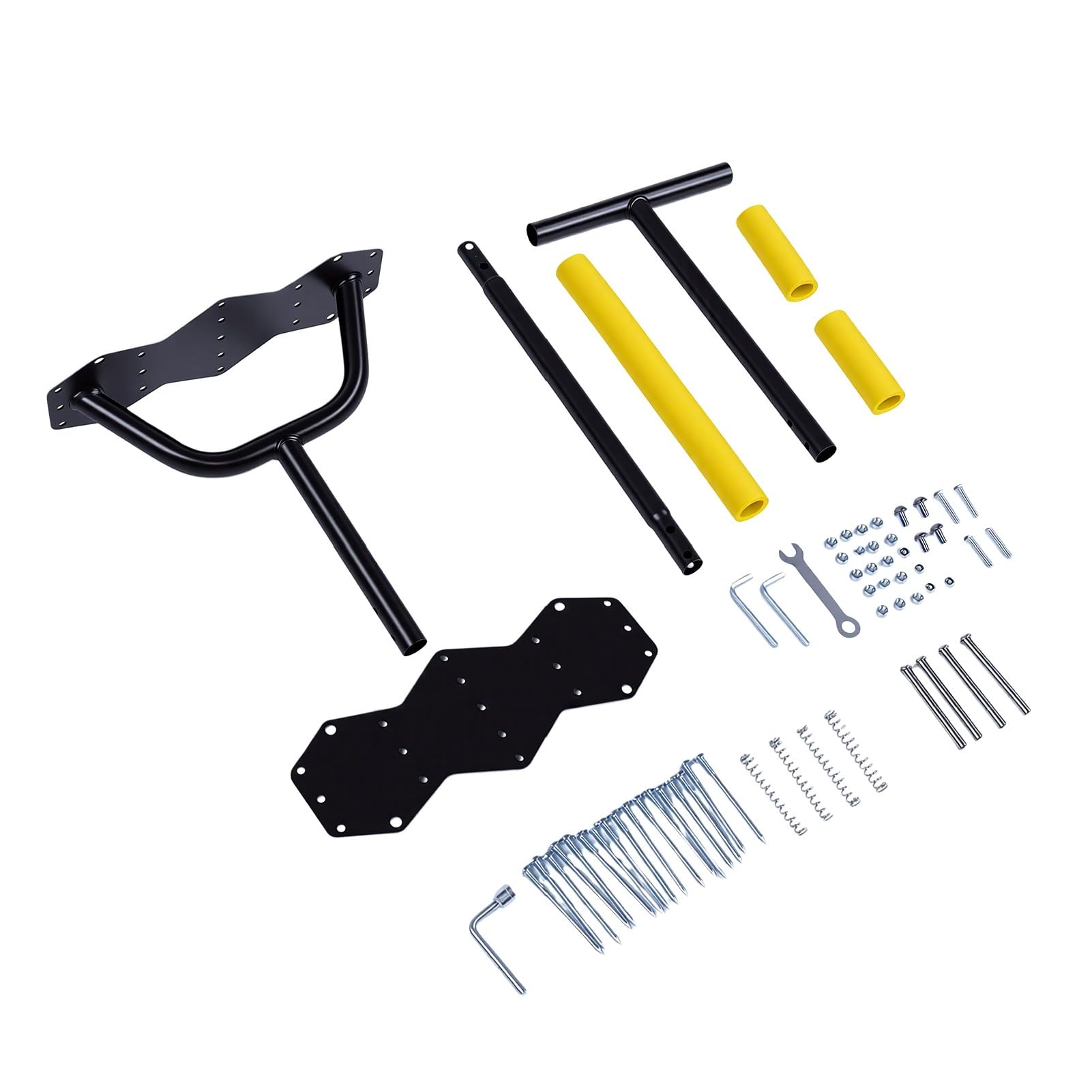 Ausla Manual Lawn Aerator, 17 Spike Double Spring