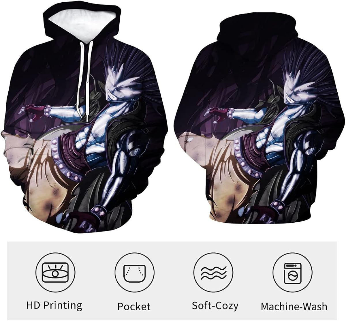 Japanese Anime Fairy Tail 3D Hoodie