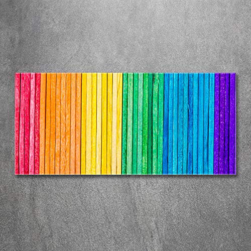 Tableau plexiglas de luxe 120x60cm Tulup design rayures - 3