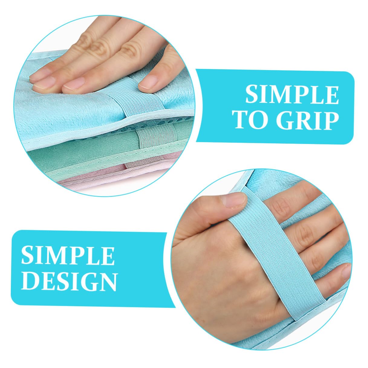 Set 3 Impacchi di Ghiaccio in Gel Riutilizzabili Cinturino Impacchi Freddi e Caldi per Terapia del Morbidi e Versatili per Schiena Collo Spalle e Gambe
