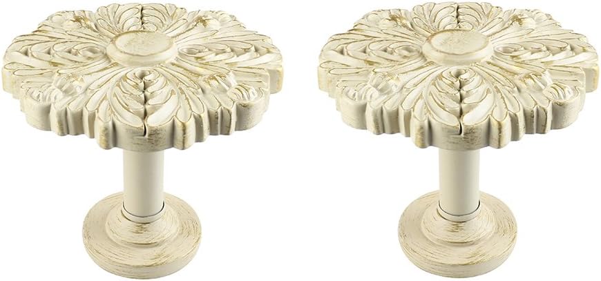 Urbanest Set of 2 Large Eve Drapery Medallion Holdback, Pewter