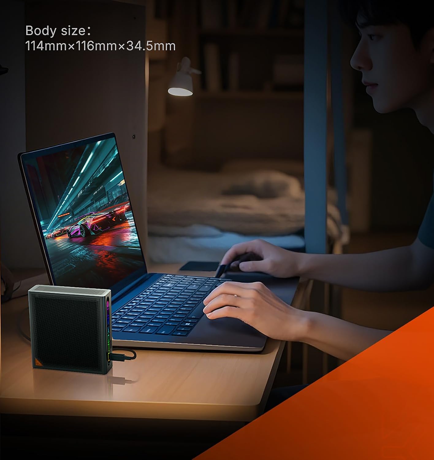 ONE XPLAYER ONEXGPU Lite Graphic Card Dock Expansion Card eGPU with Radeon RX 7600M XT RDNA3.0 8GB GDDR6 RDNA3.0 6nm 8GB GDDR6