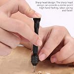 57pcs Pin Vise Hand Drill Bits Set, Mini Hand Drill Rotary Tools Accessories Kit with 0.3-3mm Twist Drills, 0.1-1mm Mini Drills Vise for DIY Clay Resin Casting Molds, Making Jewelry Pendant (57 pcs)