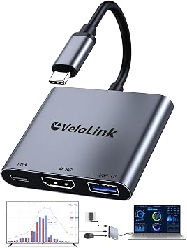 Usbc to hdmi Adapter,hdmi to USB c with 100W PD & USB 3.0,4K HDMI to Typec Adapter, USB C Hub Multiport AV Converter Compatible with MacBook,Laptops, iPhone,PC, Nintendo Switch