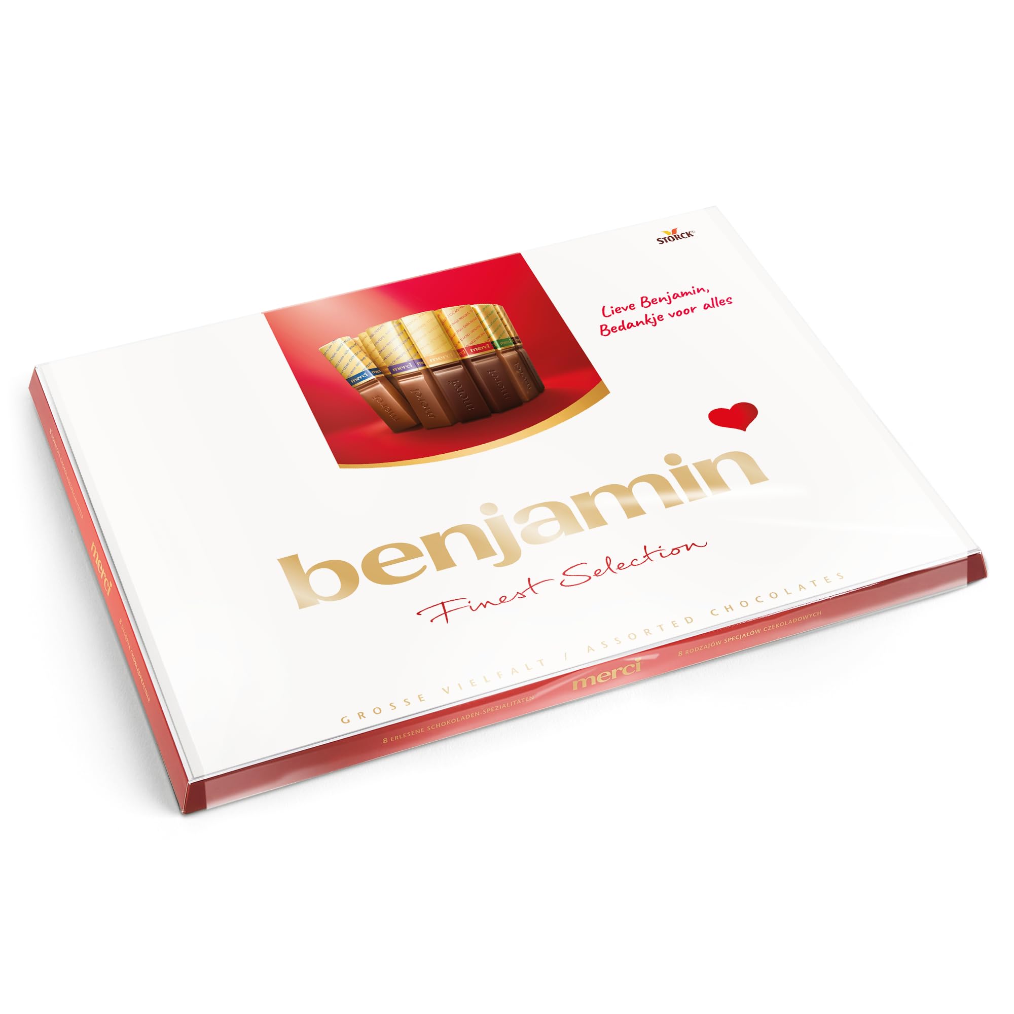 Coffret cadeau chocolat personnalisé Merci - Personnalisez votre sélection de chocolats Merci le cadeau parfait pour les femmes cadeau pour les hommes (675 grammes, Merci)