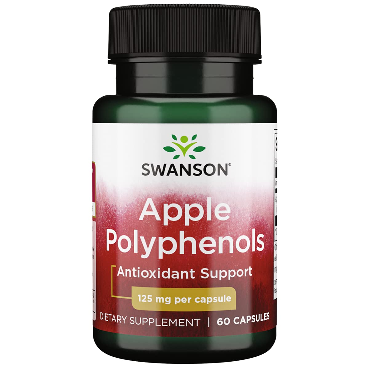 Swanson Ultra Apple Polyphenols Respiratory Support 125 mg, 60 Capsules