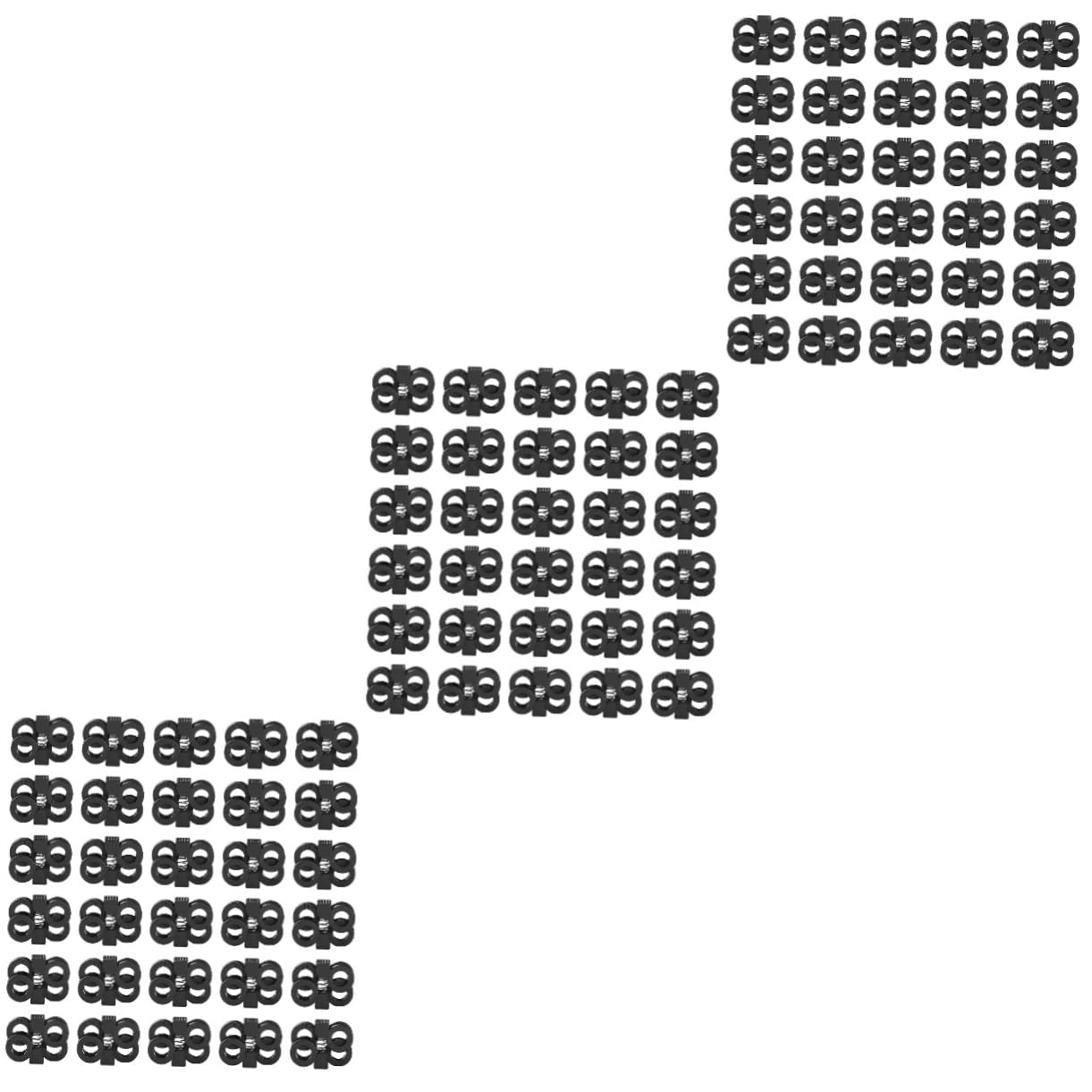 180pièces Boucles De Lacets Antidérapantes Boucles Réglables Parachute Accessoires Pratiques pour Chaussures Baskets Et Bottes
