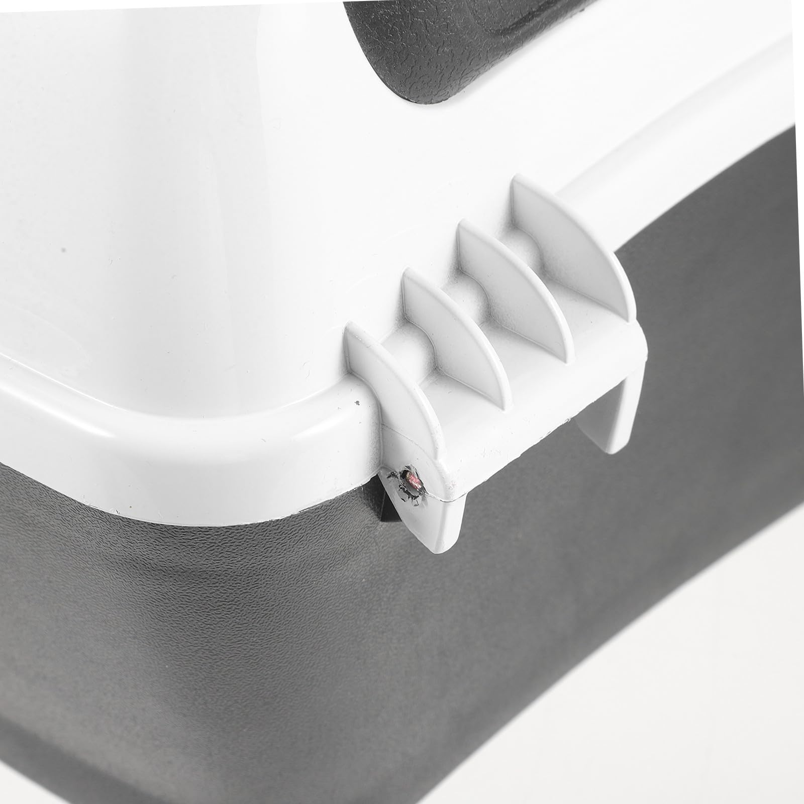 Bauletto Posteriore Scatola di Stoccaggio Pratica e Facile da Installare in Plastica Bianca, Set 1 Pezzo per Veicoli a Due Ruote e Scooter da Viaggio