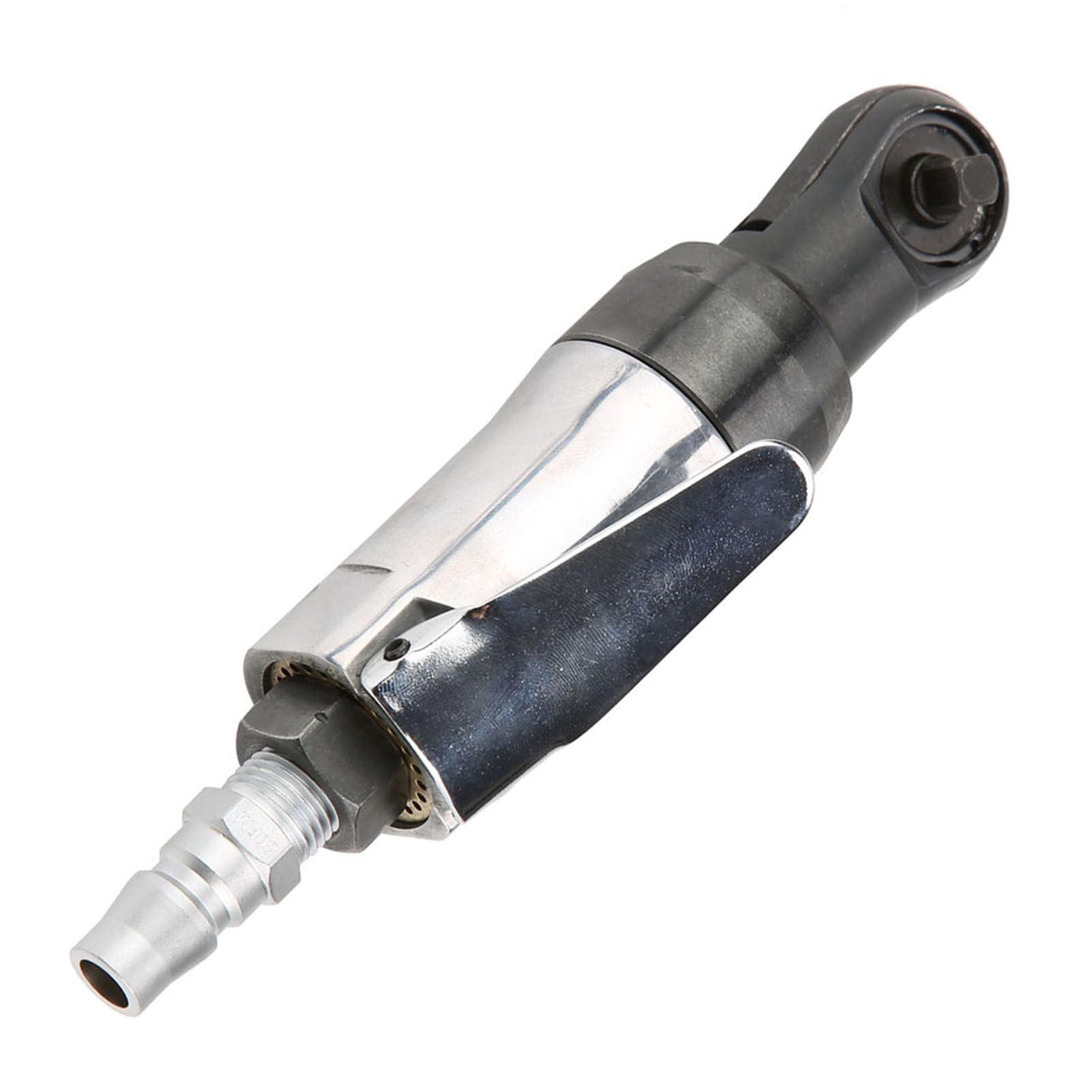 Jelquix Square Drive Pneumatic Ratchet Wrench Compact Lightweight Air Tool For Shipbuilding And Auto Industry 1/4" Inlet Connection (3/8")