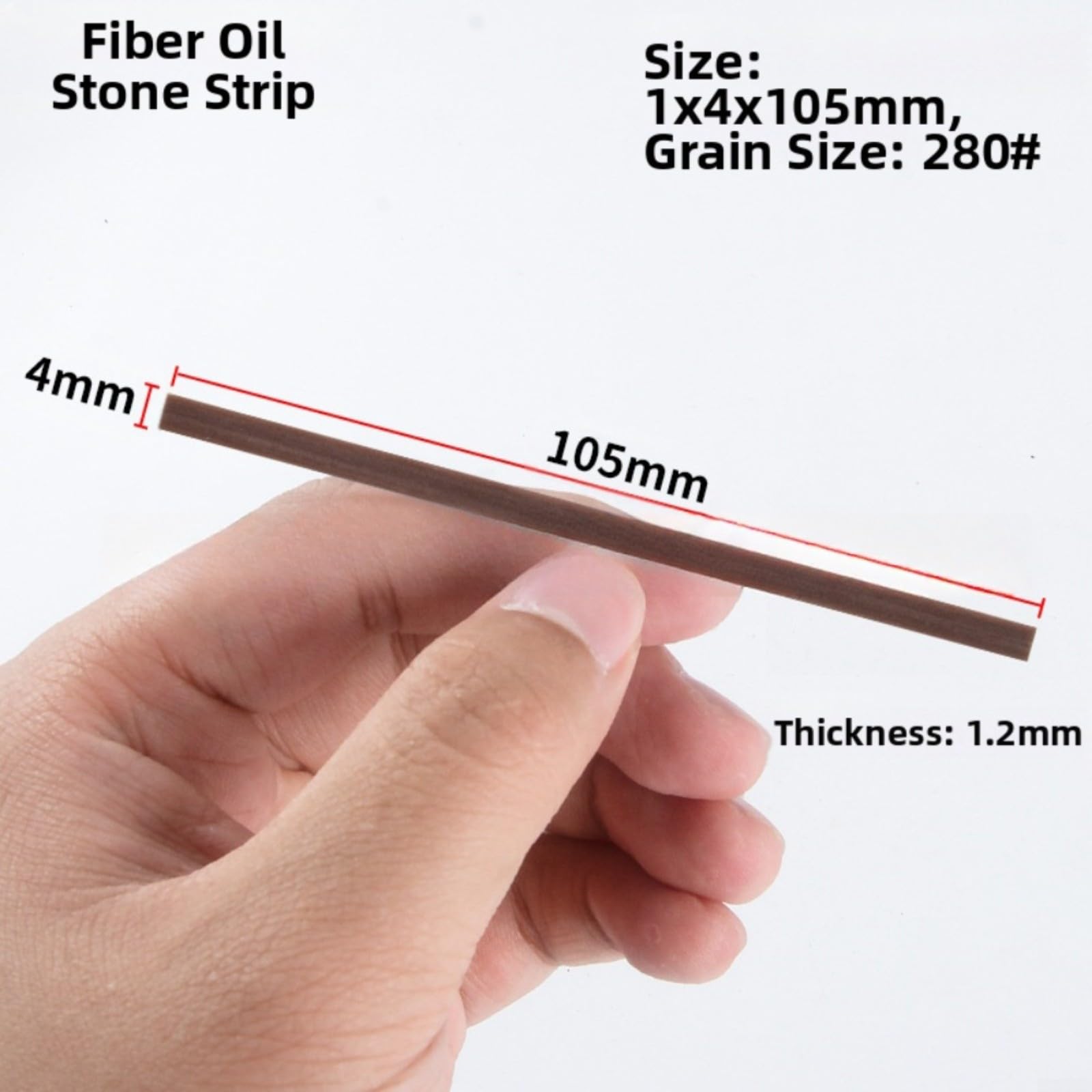 Juego de limas de pulido de precisión ultrafinas, tiras abrasivas de fibra de 1 mm en grano 8 #180-#1200 para molde, joyería, relojería, resistente al calor, para herramientas de portabrocas