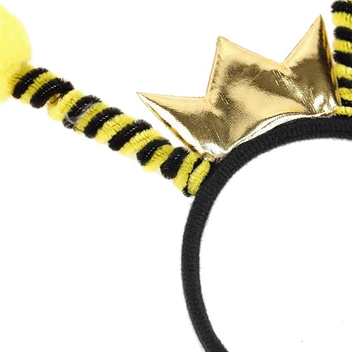 Miniatura 6 de BinaryABC Diadema de abeja de Halloween y diadema de bola de antena, accesorios de disfraz