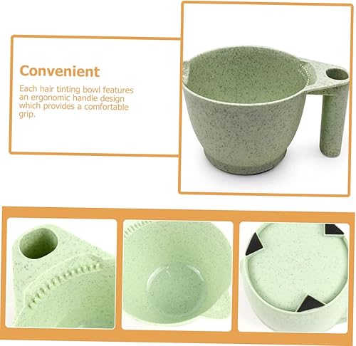 Miniatura 13 de 2 unids Herramientas de tinte para el cabello, cuenco de tinte para el cabello, cuenco de tinte para el cabello, color rubio brillante, en polvo