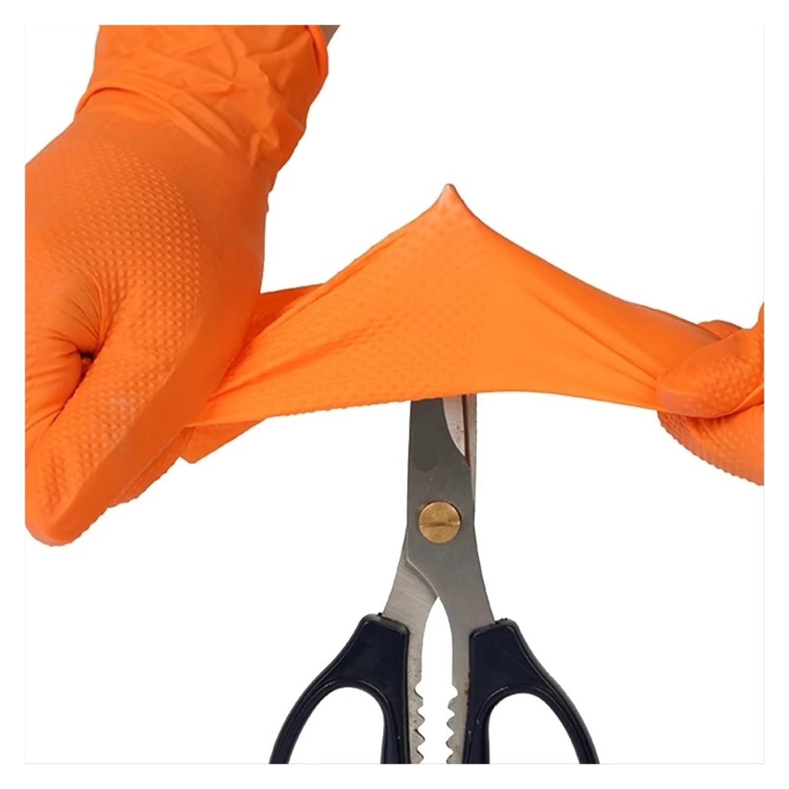 Genérico Guantes de trabajo nitrilo, guantes industriales texturizados for automóviles