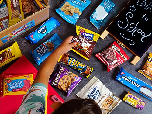 A Great Surprise Cookie Assortment - 25 Pack - Back To School Snacks - Individually Wrapped Cookies - Oreos, Keebler, Sugar Wafers Grandma's And Much More #TOP2