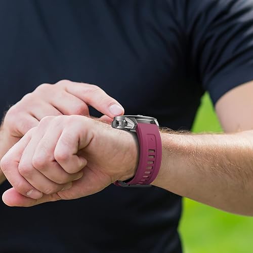 Miniatura 6 de lepmok Correa de 0.866 in para Garmin Fenix 7Fenix 7 SolarFenix 7 Sapphire SolarFenix 6 GPSFenix 6 Pro GPSFenix 6 Sapphire GPSFenix 5Fenix 5 Plus