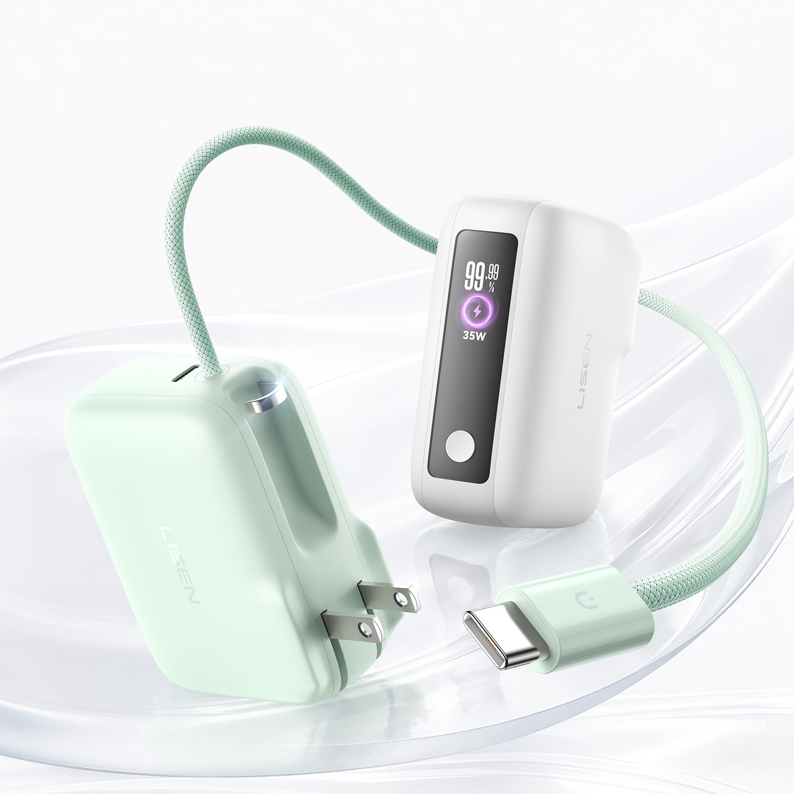 LISEN Mini 3-in-1 Portable Charger