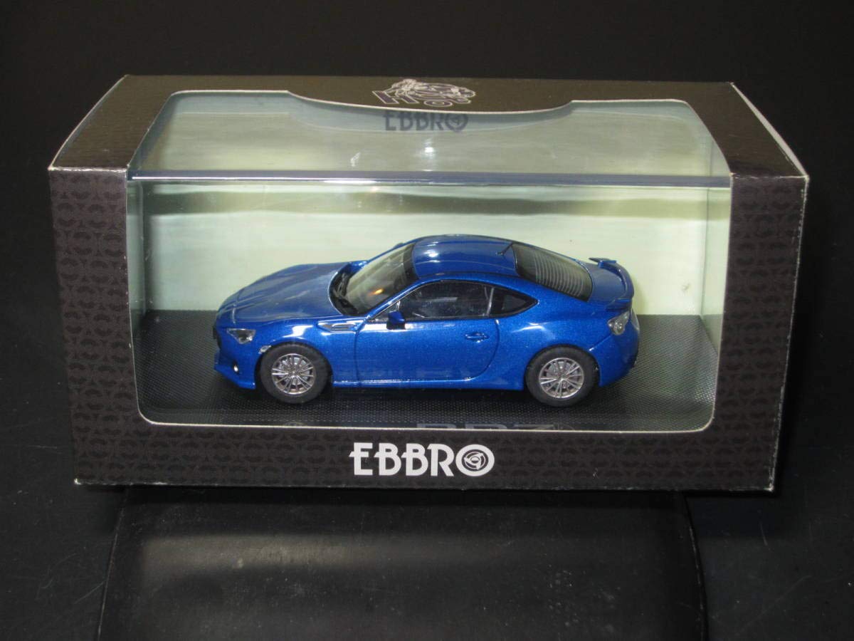 【絶版】 エブロ 1/43　スバル BRZ (銀) ★クリアケース未開封 未開封 スパーク 1⁄43 スバル BRZ R\u0026D SPORT スーパーGT 2023 GT300クラス
