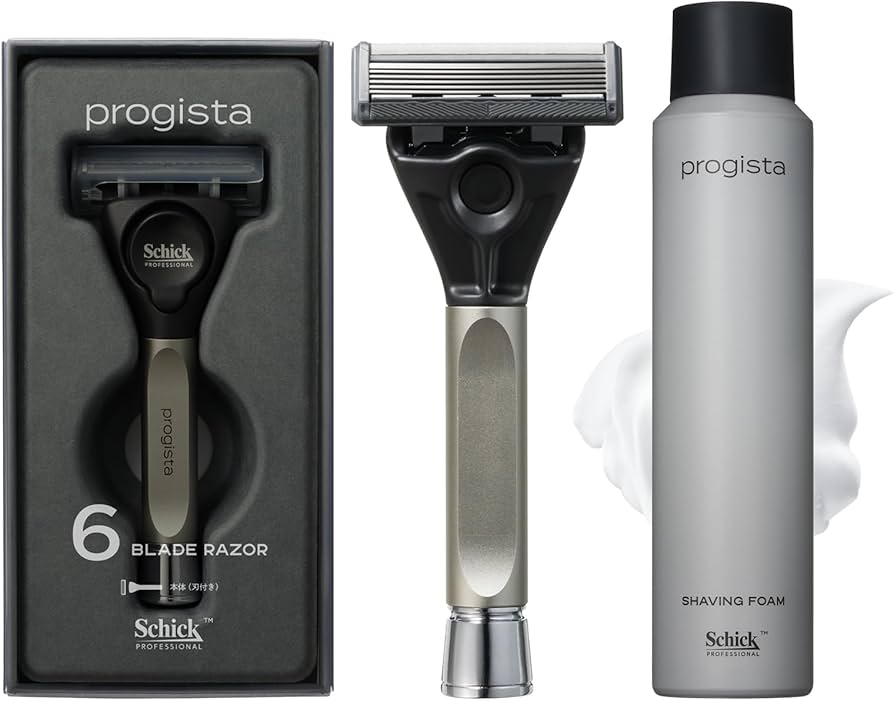 Schick progista 5&6枚刃剃刀セット + シェービングフォーム Schick progista 5&6枚刃剃刀セット + シェービングフォーム Schick