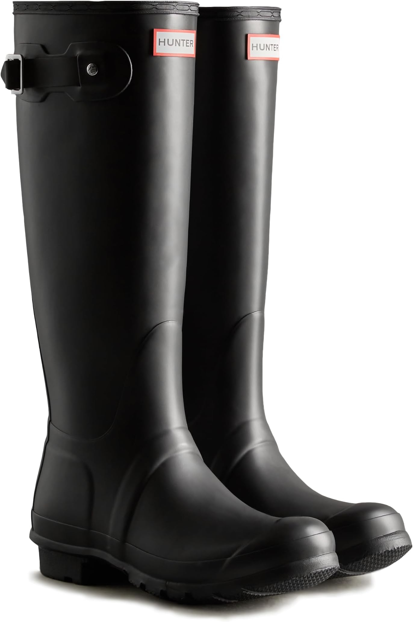 Hunter Women's Original Tall Rain Boot, Black, 7 M