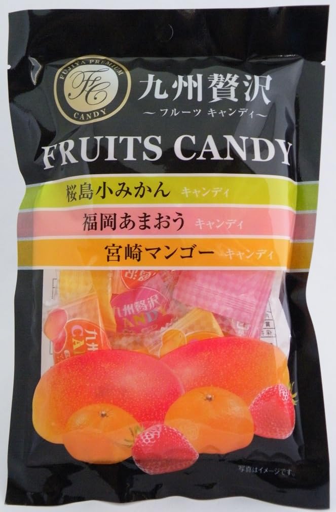 冨士屋飴製菓 九州贅沢フルーツキャンディ 100g