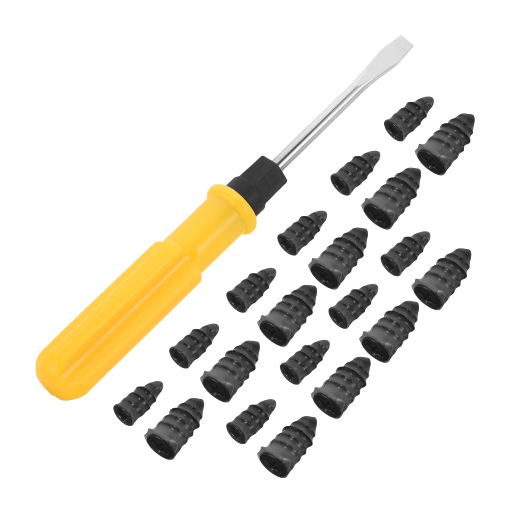 STOBAZA Universal Tire Repair Tool Set Auto Tire Repair Kit Includes Screw Nail for Quick Fix