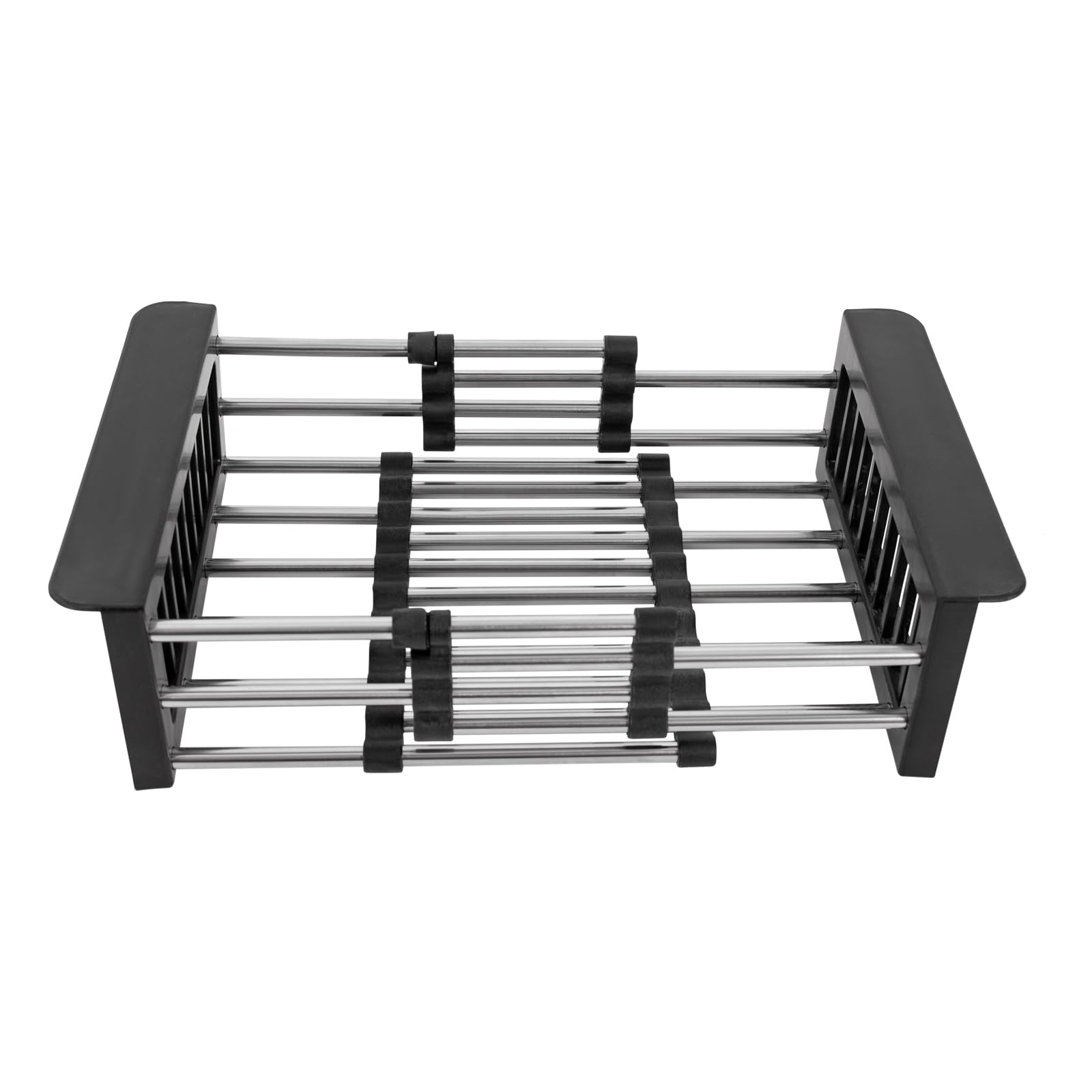 Kit de fregadero de cocina de acero inoxidable negro mate, incluye fregadero empotrado, grifo de cocina con dispensador de jabón y bajante de 45 x 40 cm, giratorio 360 ° - Fregadero Cocina 1 Seno