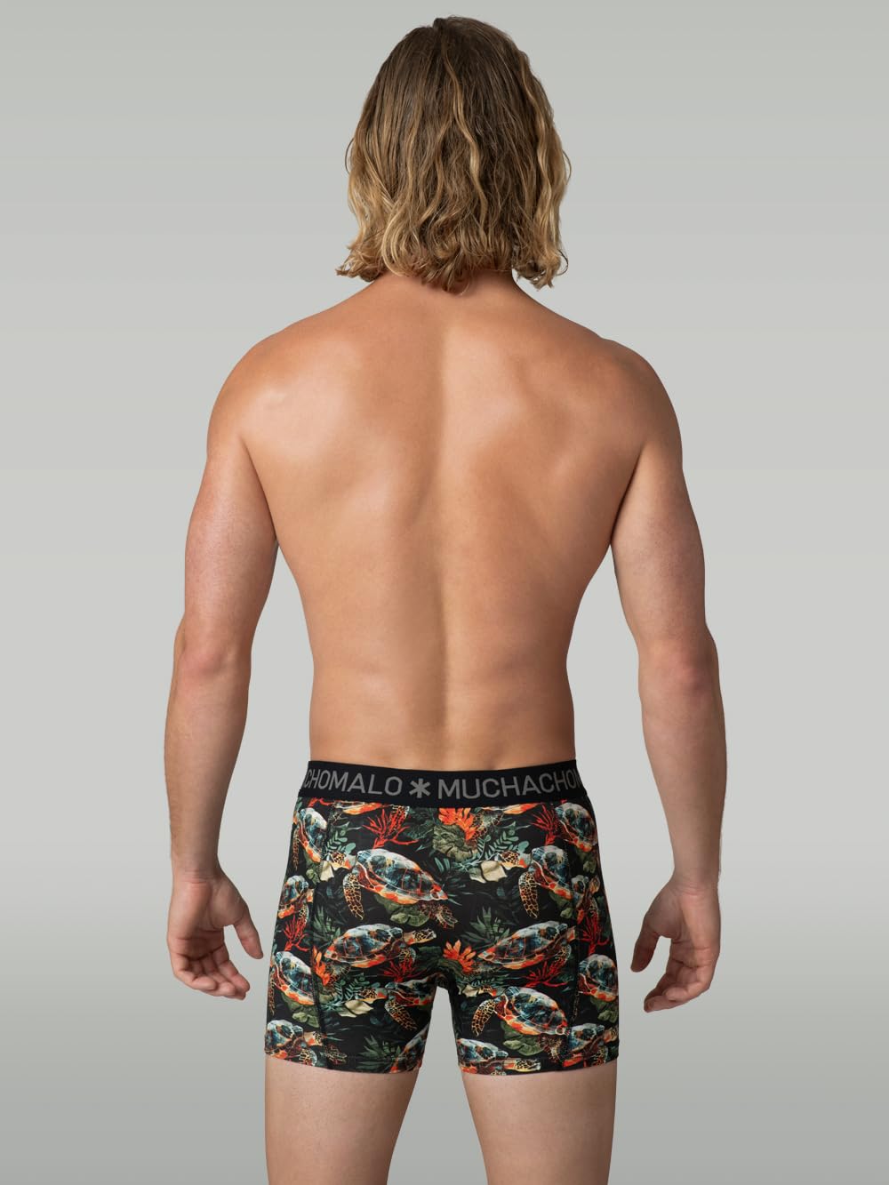 Muchachomalo Uomo Boxer 3-Pack, Fantasia, Cotone, Fascia Elastica