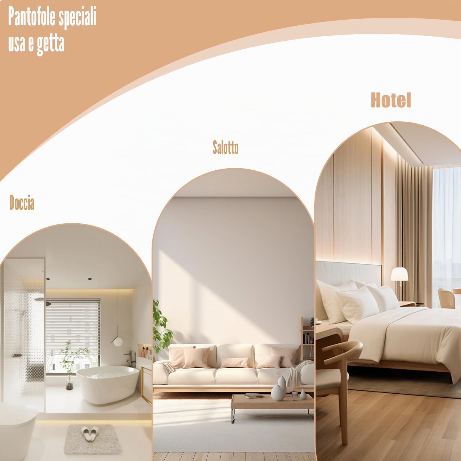 24 paia di pantofole in spugna Terry, pantofole da hotel, set di pantofole bianche per ospiti, pantofole chiuse da 4 mm, pantofole da bagno, pantofole Terry unisex per hotel, salone, spa, casa