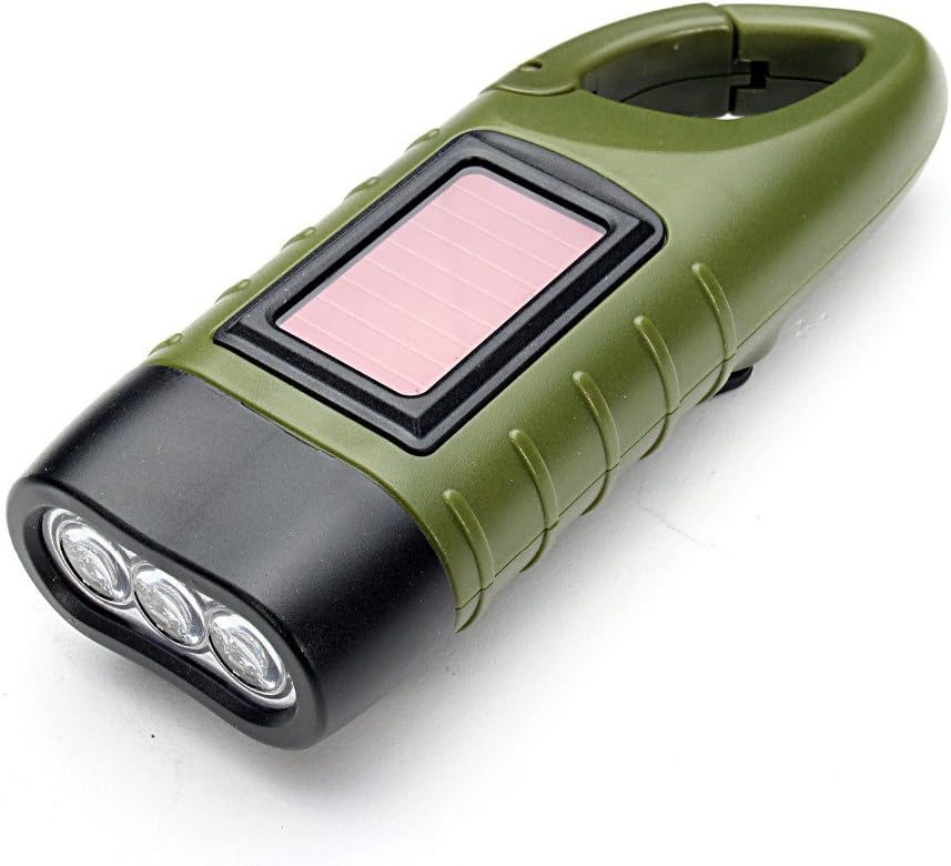 Zmsdt Outdoor Multi-function Solar Flashlight LED Flashlight Hand-cranked Power Smart Flashlight Ready For Camping Outdoor Climbing Hiking