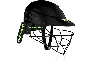 Moonwalkr Mind 2.0 Cricket Helmet - Enhanced Protection and Comfort for Batsmen
