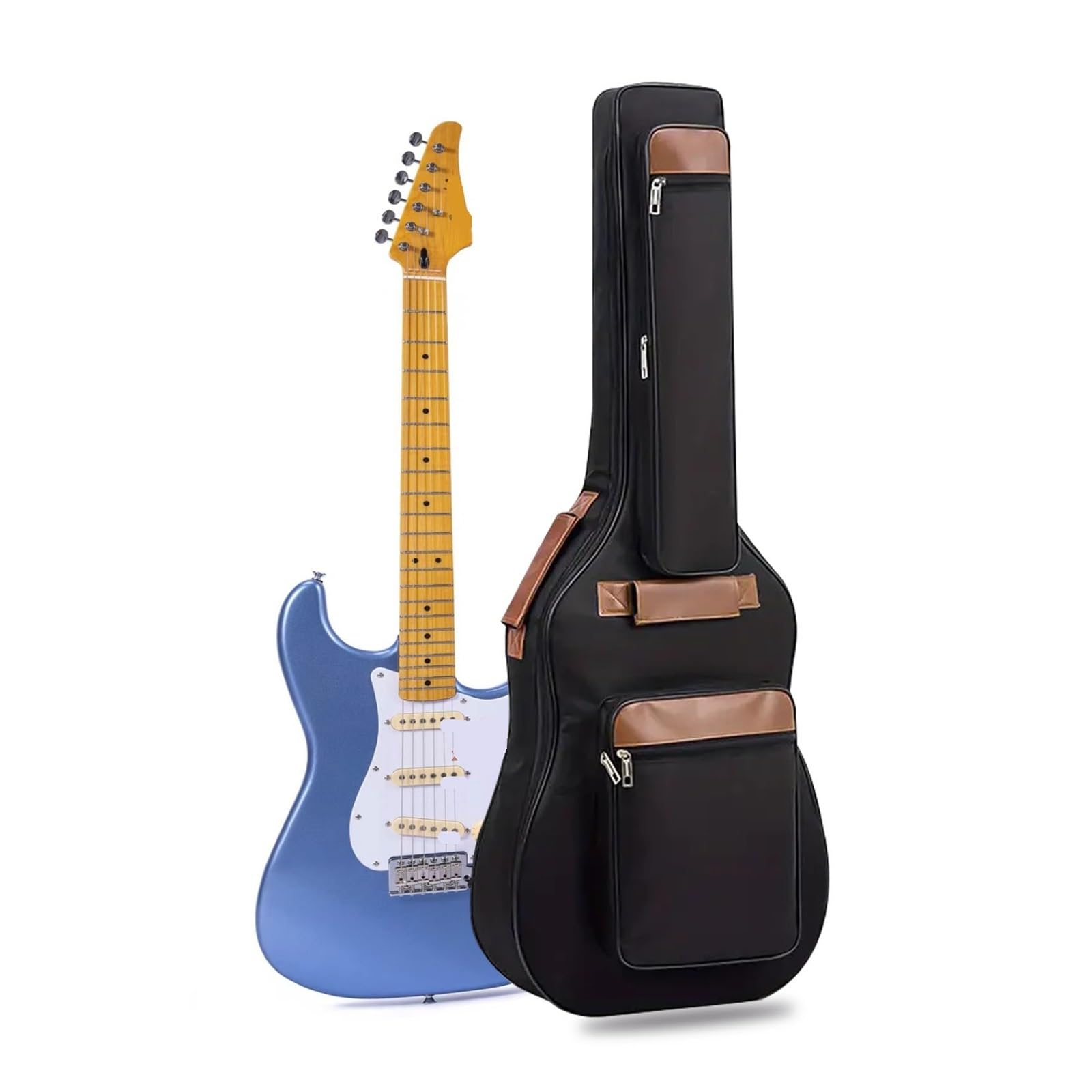 Bolsa Ligera for Guitarra: con protección Acolchada y múltiples Bolsillos for Accesorios para Guitarra
