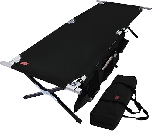 Miniatura 2 de Tough Outdoors Camping Cot for Adults- Folding Sleeping Cots for Camping & Hunting - Heavy Duty Military Bed - Army Fold-Up Camping Bed - Travel