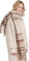 PAMEILA Women's Winter Plaid Scarf Shawl - Soft Warm Long Thick Blanket Scarf for Cold Weather, Large Colorful Wrap