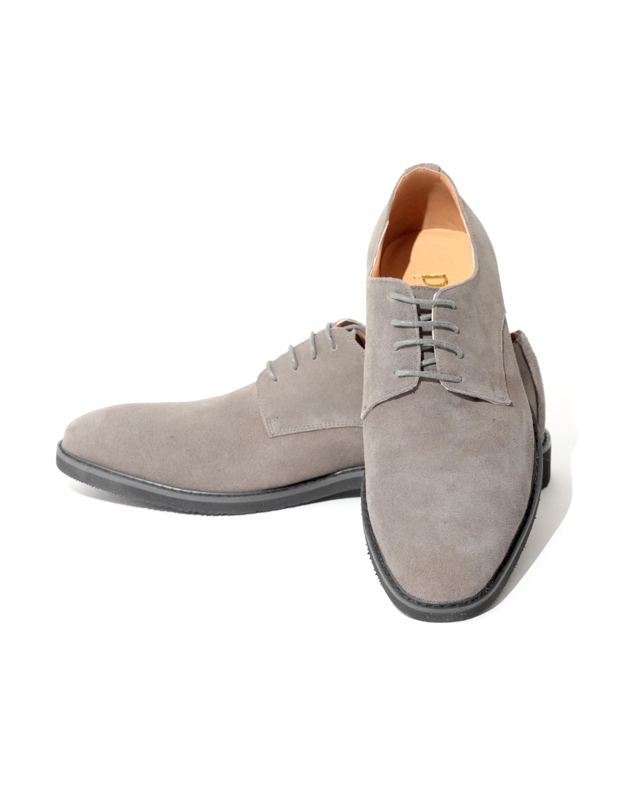 【最終値下】BUTTERO ベージュ スエード レースアップシューズ　40 キスコ KISCO ラバーモールドソールレースアップシューズ