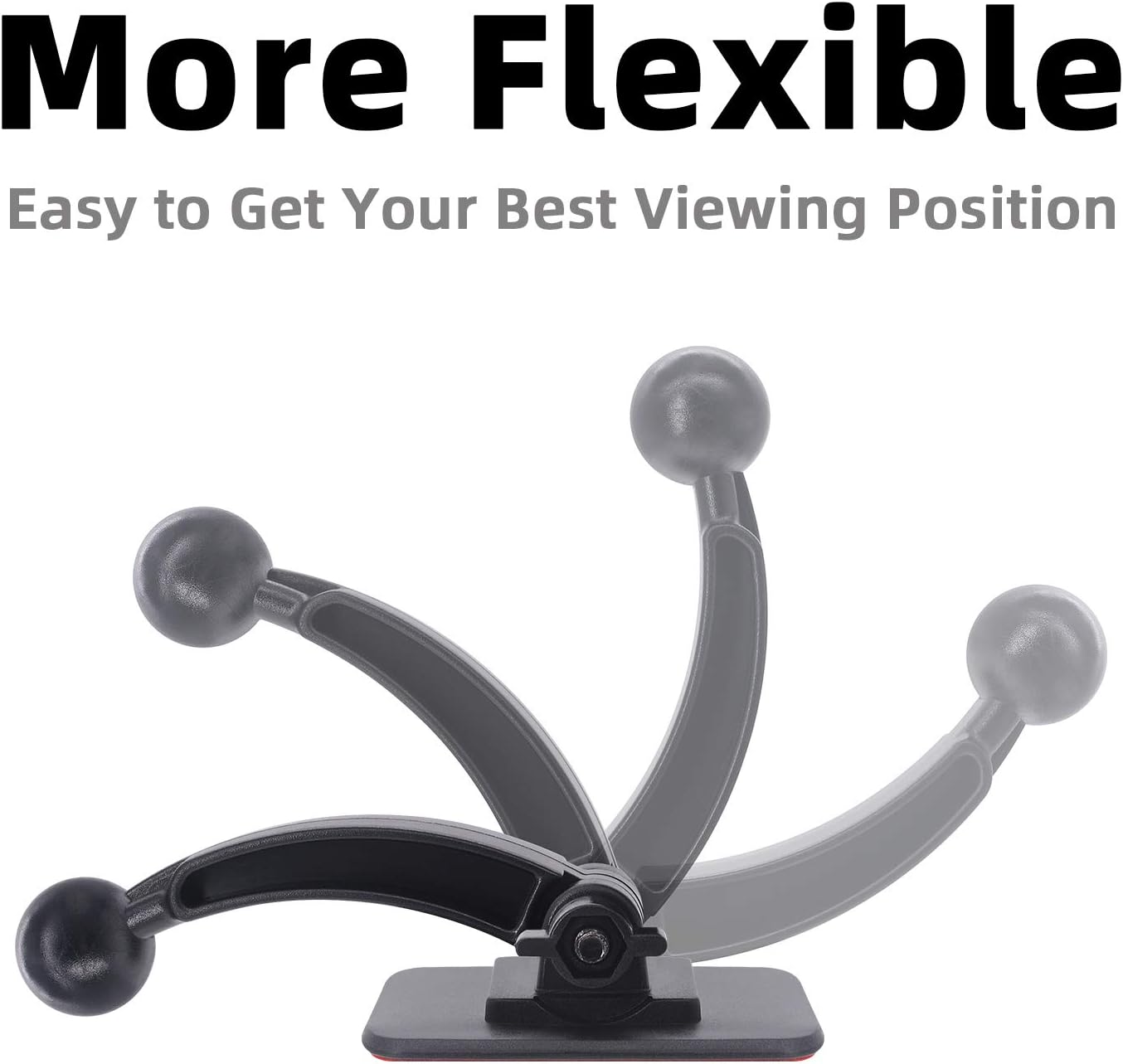 17mm Sticky Adhesive Mount Holder for Garmin GPS & Smart Phones - Car Windshield/Dashboard Flexible Permanent Holder Soft Base for Garmin Nuvi GPS Navigator/Cell Phone Magnetic Mounting Pad