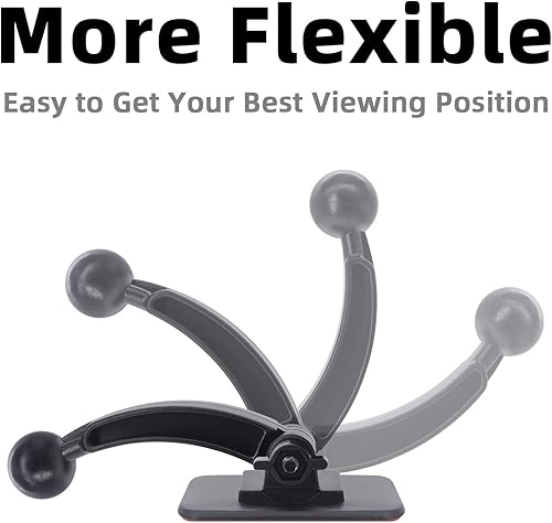 Miniatura 3 de iSaddle Soporte adhesivo adhesivo de 0.669 in para Garmin GPS y teléfonos inteligentes  Parabrisas de cochetablero de instrumentos Soporte flexible