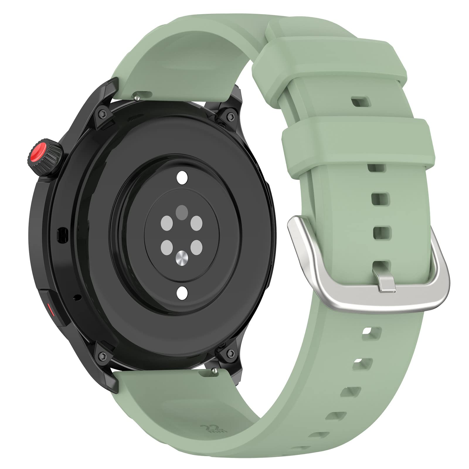 Paski do zegarków pasują do Amazfit GTR 4 / GTR 4 Pro / GTR 2e, 2 szt., 22 mm, silikonowy zamiennik pasków do zegarków, paski na nadgarstek, pasuje do POLAR GRIT X/Vantage M2 (fioletowo-czarny)