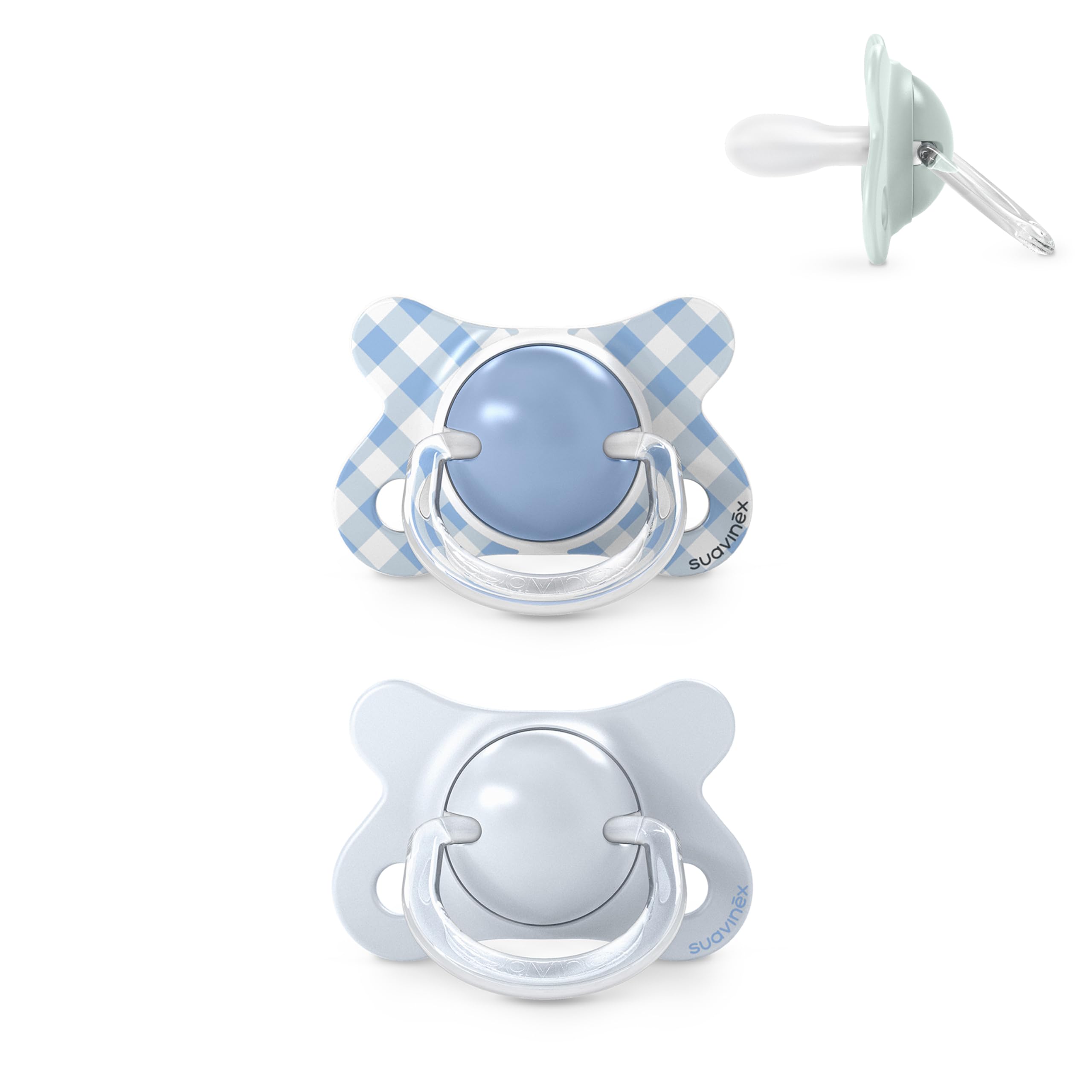 Suavinex, Pack de 2 Chupetes para Bebés 0/6 Meses y Recién Nacidos, con Tetina Fisiológica de Silicona SX Pro Simétrica, Plana y Flexible, Respeta el Desarrollo Bucodental, Birdies Verde — view 46
