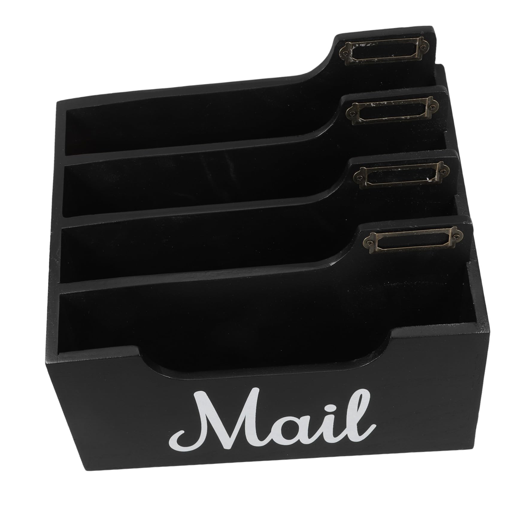 Organisateur bureau bois boîte rangement multifonction fournitures documents