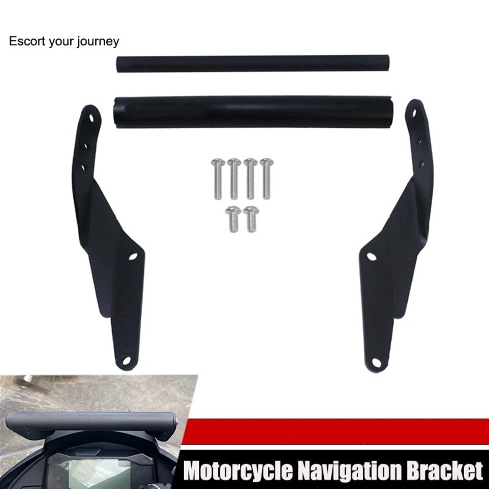 Support Telephone Velo pour BMW G310GS 2017 – 2022 Support Téléphone 12/22MM Plaque Navigation GPS Accessoires Moto Telephone Moto Rotation(12MM Phone Holder)