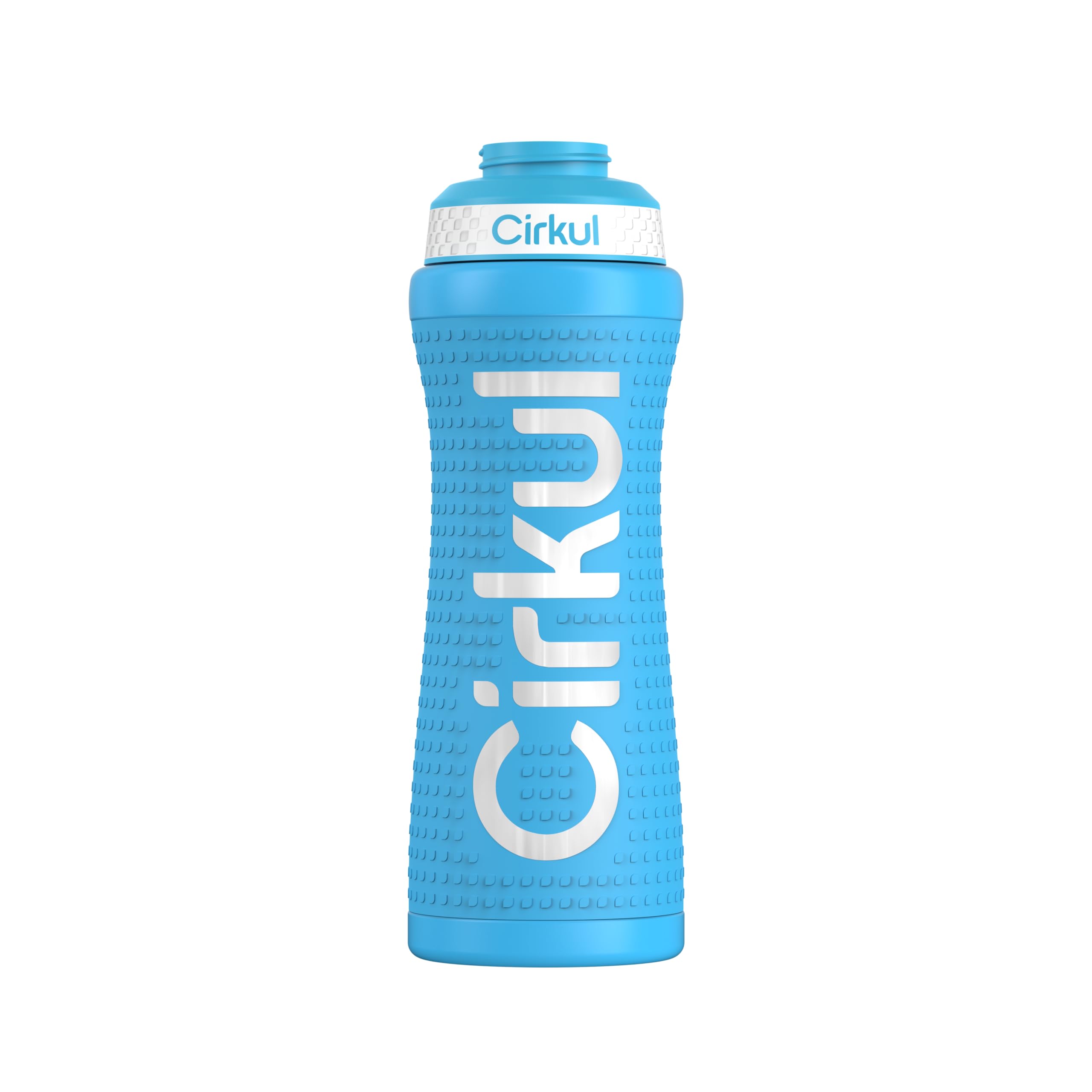 Cirkul 22oz. Grip Stainless Steel Bottle & Sport Lid, Blue