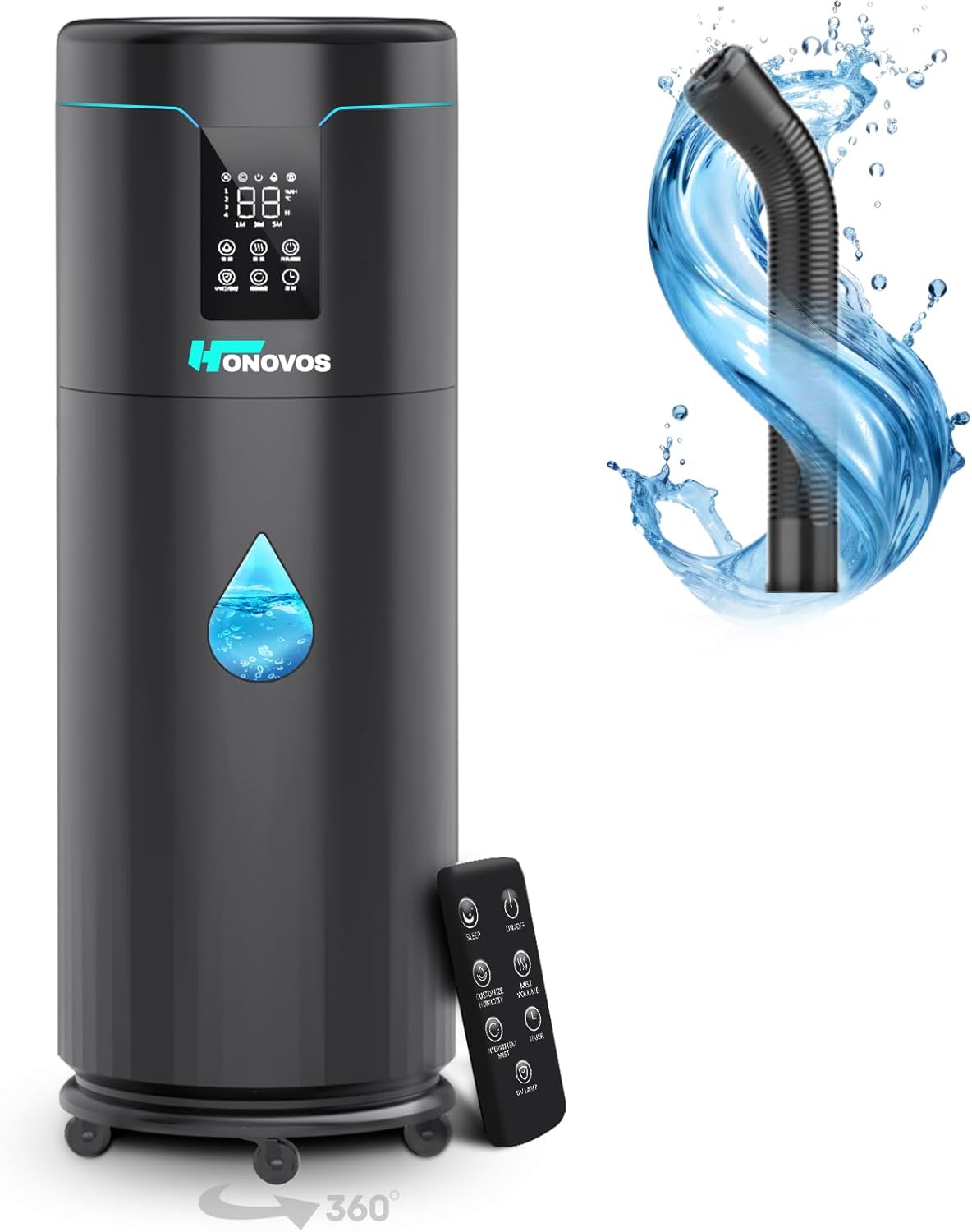 Humidifiers for Large Room Home Bedroom 2000 sq.ft. 17L/4.5Gal Large Humidifier with Extension Tube